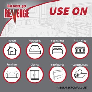 REVENGE Bedbug Killer, 128 oz Ready-to-Use Spray, Long Lasting Odorless Insecticide Formula, Kills on Contact