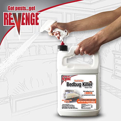 Bonide Revenge Dual Action Bed Bug Killer, 128 oz Ready-to-Use Spray