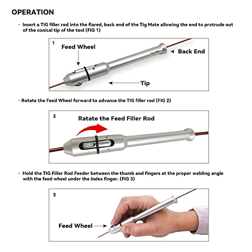 Tig Pen Rod Holder TIG Welding Finger Feeder TIG Wire Feeding Pen Tool Pencil Filler