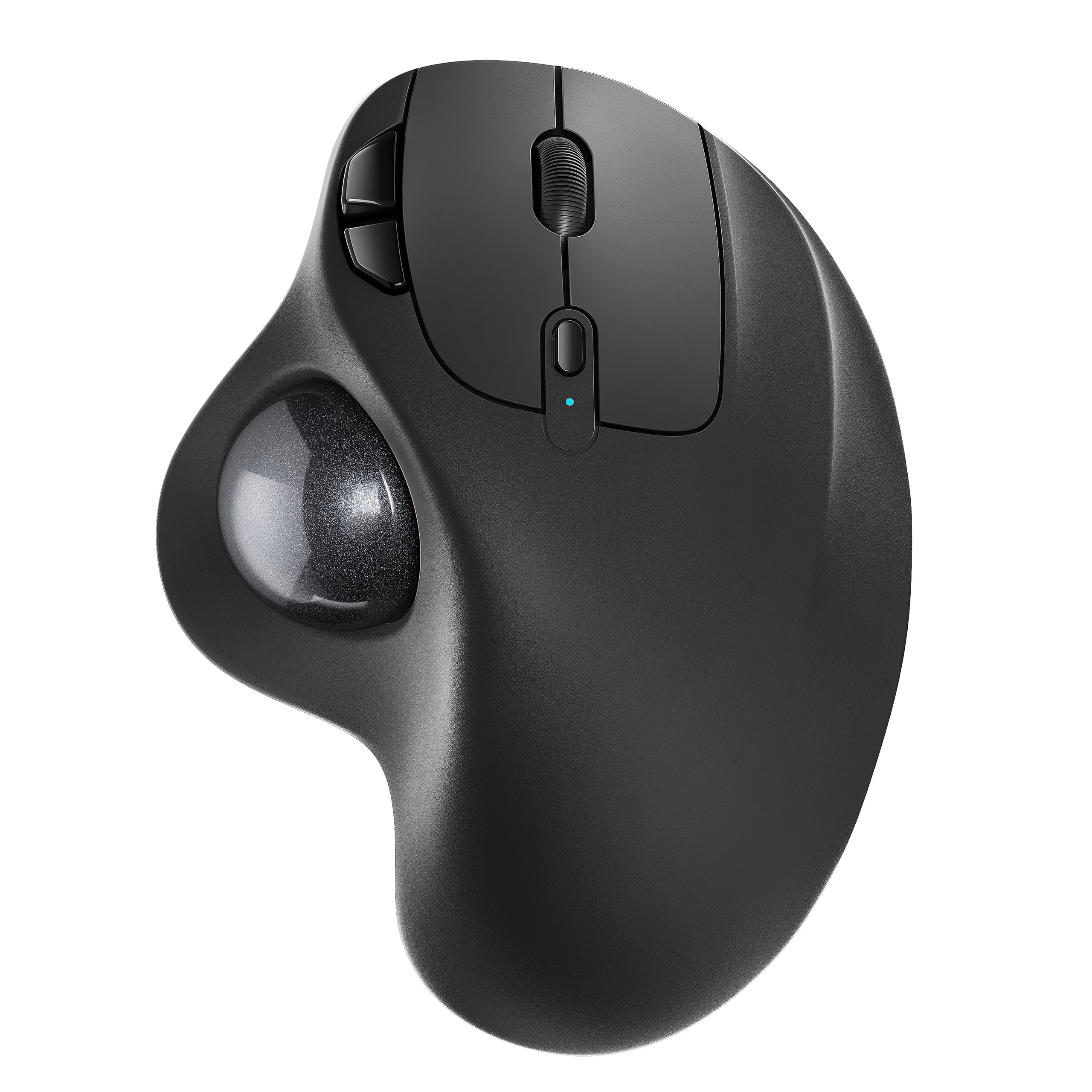 Nulea M501 Wireless Trackball Mouse, Rechargeable Ergonomic, Easy Thumb ...