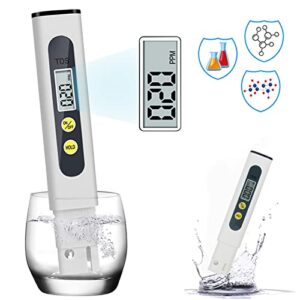 tds tester,tds meter digital water tester,water quality tester filter pen,0-9999 ppm,accuracy testing water quality for drinking water purity test, swimming pools, aquariums, etc.