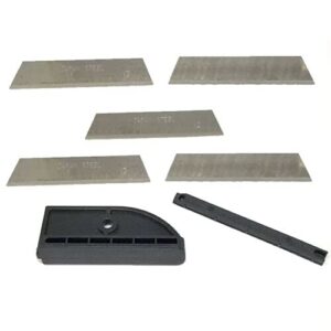mtp replacement handi multi-cut (5) 2 1/2" replacement blades rubber anvil 301 330 37310 37300 handi-cut craftsman ronan compatible