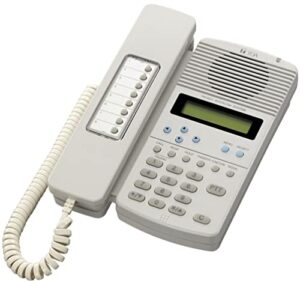 toa n-8010ms y standard master station, two-wire connection to n-8000ex or n-8010ex ip network intercom exchange, handset or hands-free duplex communication