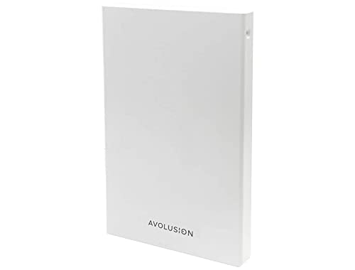 Avolusion HD250U3-WH 2TB USB 3.0 Portable External Gaming Hard Drive - White (for PS5, Pre-Formatted) - 2 Year Warranty