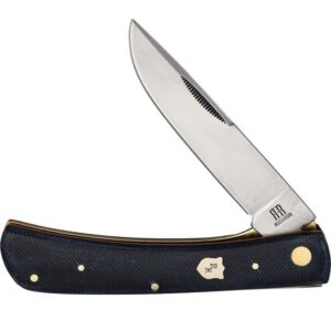 rough ryder denim micarta work knife rr2347