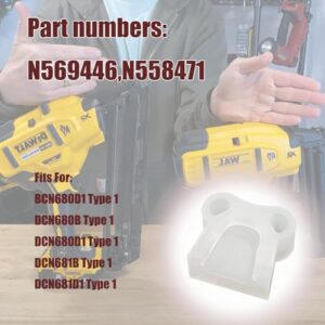 N558471 N569446 Nailer No Mar Tip Compatible with Dewalt Replaces BCN680D1 DCN680B DCN680D1 DCN681B Parts (4Pack)