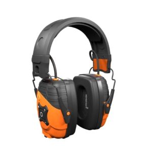 isotunes link 2.0 bluetooth earmuffs: upgraded wireless hearing protection with 50 hour battery life and 25 db noise reduction rating