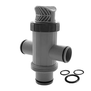 11872 Dual Split Hose Plunger Valve Pool Part Replacement for Above Ground Pool Pump(1Pcs)