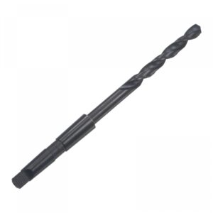 uxcell 8.3mm Twist Bit Jobber Drill Bit with MT1 Morse Taper Shank, 65mm Flute Length High-Speed Steel Black Oxide Taper Shank Drill Bits