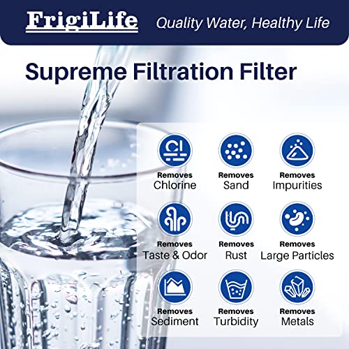 FrigiLife Faucet Water Filter Replacement for Pur® Plus RF9999® RF3375, FM-2500V, FM-3700 PFM350V PUR-0A1 PFM400H PFM450S PFM150W FM2500V FM-3700 for All PUR Faucet Filtration Systems, 3Combo