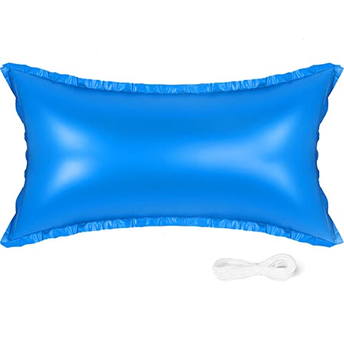 Gonioa 4 x 8 ft Pool Cover Pillow for Above Ground Swimming Pools, Winterize Pool Closing Kit, Extra Thick, Ultra Strong and Cold Resistant 0.4 mm PVC Winter Pillow for Pools, Cord Included