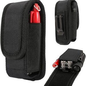 Multitool Sheath,EDC Pouch,Multi Tool Holster for Belt,EDC Belt Organizer for Pen/Flashlight/Folding Knife,Tactical Tool Pouch Accessories,Knife Sheath for Wave Surge Raptor Case,Belt Pouch for Men