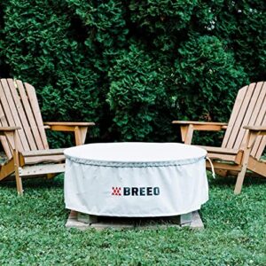 Breeo X Series Fire Pit Cover X24 (27.5") | Marine Grade Water Resistance | Durable Fire Pit Shelter Keeps Your Fire Pit Clean | USA Made