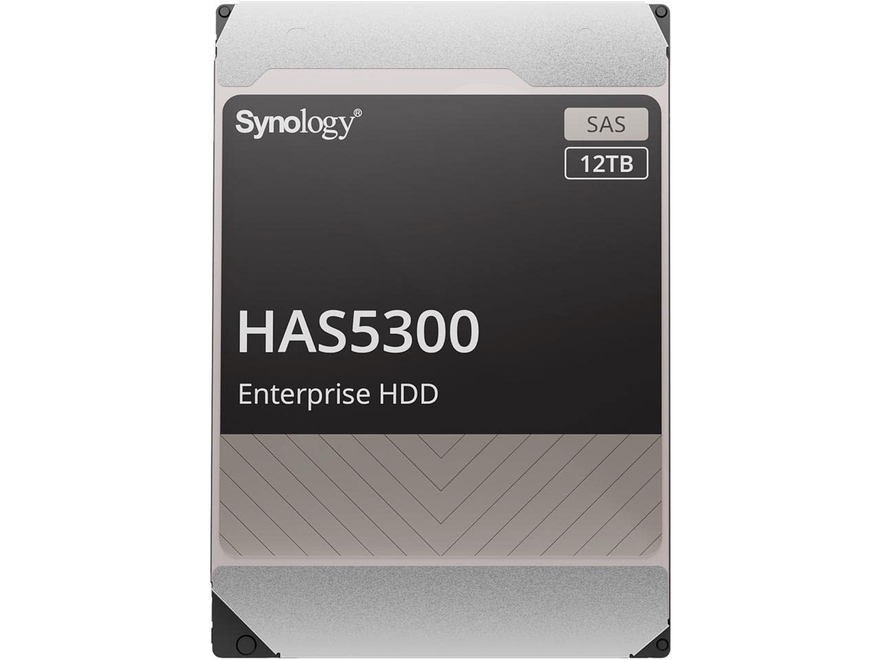 Synology HAS5300 HAS5300-12T 12 TB Hard Drive - 3.5" Internal - SAS (12Gb/s SAS)