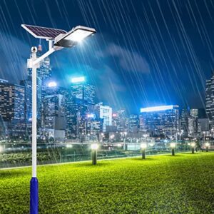 TFKK 1200W Solar Street Light Outdoor, 120000LM Light Sensor Solar Lights for Outside with Remote Control, IP66 Waterproof Dusk to Dawn Solar Security Flood Lights for Yard Garden Path Parking Lot