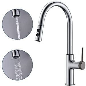 lqs kitchen faucet with pull down sprayer, sink faucet, single handle kitchen faucet, high arc kitchen sink faucets, faucet for kitchen sink, chrome