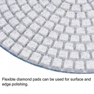 uxcell Diamond Polishing Pad 5-Inch 30 Grits Wet/Dry Grinding for Stone Concrete Marble Countertop Floor