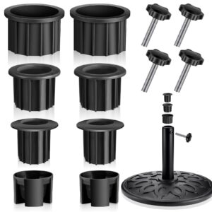 hotop 12 pcs patio umbrella parasol base stand hole ring plug cover umbrella stand replacement part patio swing umbrella chair replacement parts