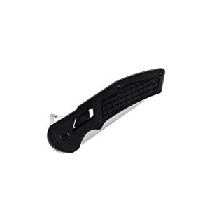 Buck Knives 261 Hexam Folding Pocket Knife, 3.35" Stainless Steel Blade, Pocket Clip (Black)