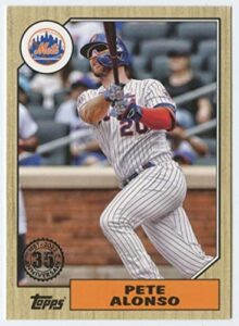 2022 topps 1987 topps 35th anniversary #t87-76 pete alonso new york mets