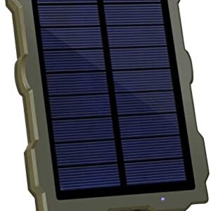 HAPIMP Trail Camera Solar Panel, IP56 Waterproof Outdoor Solar Charger Compatible with All 6V Trail Cameras Solar Power