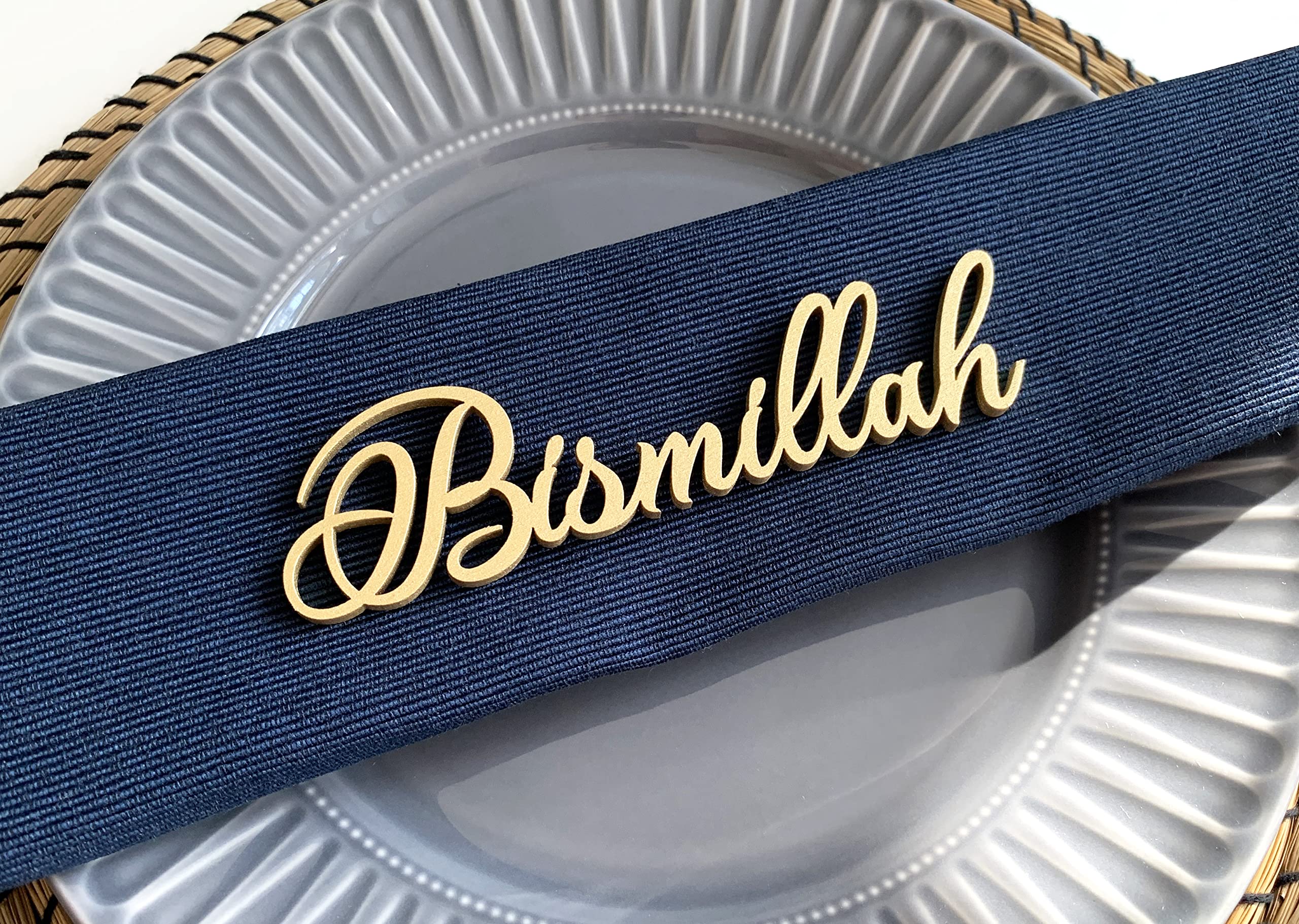 Bismillah Ramadan Place Card, Ramadan Decoration, Eid Decor, Custom Eid Place cards, Personalized Ramadam Dinner Place Setting