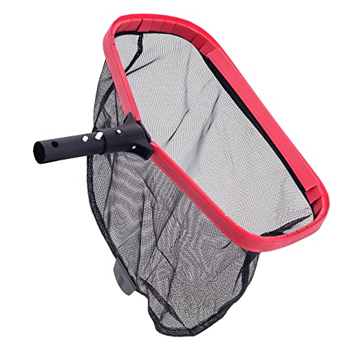 U.S. Pool Supply Professional Heavy Duty 17" Swimming Pool Leaf Skimmer Rake with Deep Net Bag - Strong Aluminum Frame for Faster Cleaning & Easier Debris Pickup and Removal