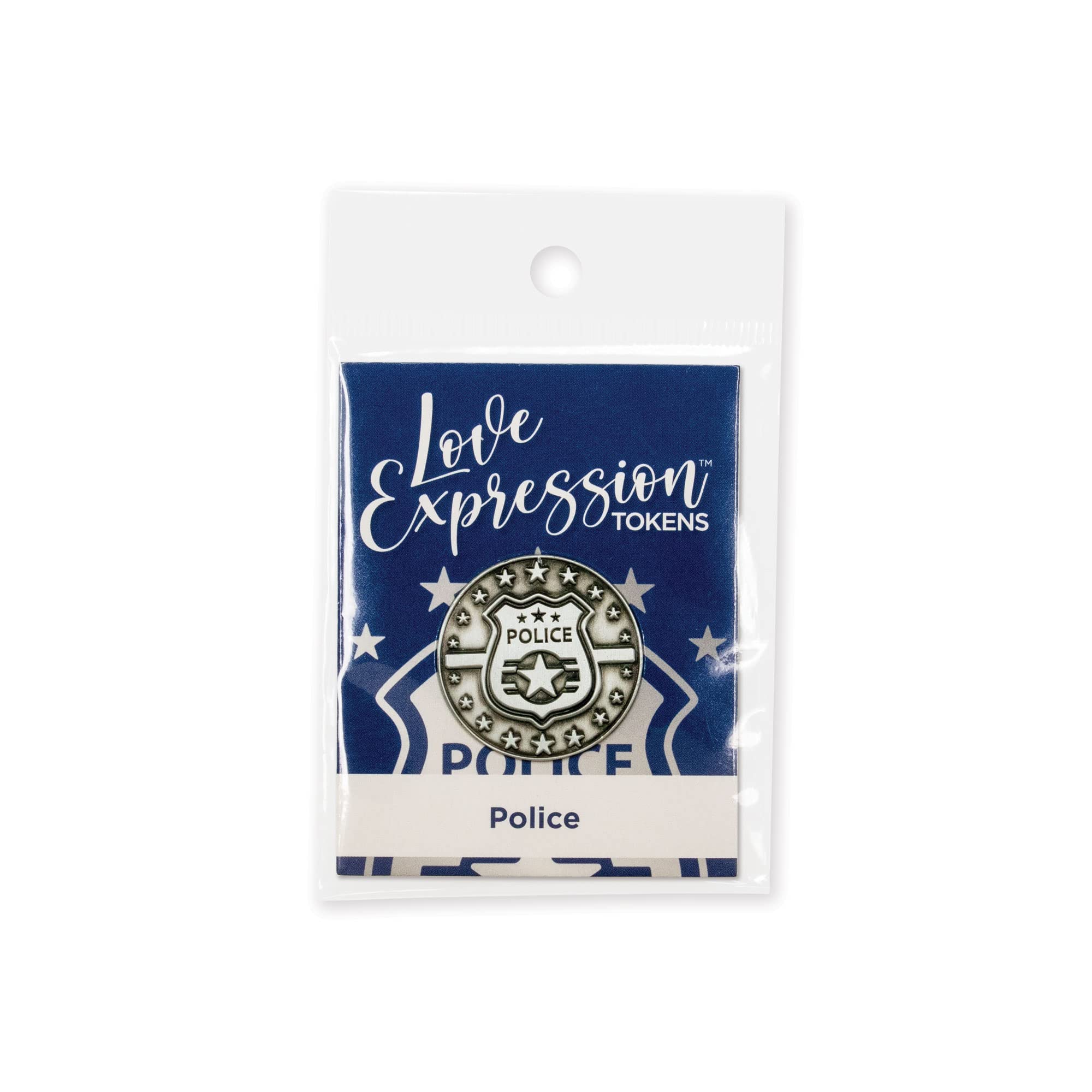 Police Officers Love Expression Coin, Bulk Pack of 10, Gift of Appreciation for Law Enforcement & Public Servants, Keepsake Pocket Token of Prayer & Divine Protection for Men & Women, EDC Coin