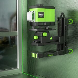 Huepar Fine-tuning Bracket Laser Level Mount, Multifunctional Magnetic Pivoting Base, 360° Rotation - alternative to a standard 1/4" and 5/8" thread & Height Adjustment-PV11