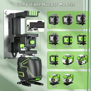 Huepar Fine-tuning Bracket Laser Level Mount, Multifunctional Magnetic Pivoting Base, 360° Rotation - alternative to a standard 1/4" and 5/8" thread & Height Adjustment-PV11