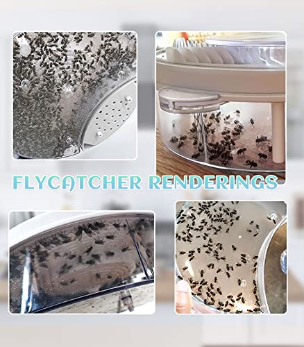 Yaciw Electric Fly Trap, Fly Trap Pest Device Insect Catcher Automatic Flycatcher Fly Trap Pest Reject Control Catcher Insect Repellents Tools