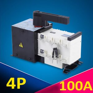 63A 2P Dual Power Automatic Transfer Switch 110V Generator Changeover Switch 50HZ/60HZ