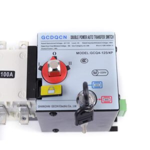 63A 2P Dual Power Automatic Transfer Switch 110V Generator Changeover Switch 50HZ/60HZ