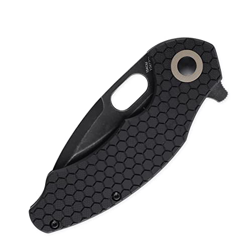 Kizer Roach Mini Black Pocket Knife, 3 Inch 154CM Steel Folding Knife with Clip, G10 Handle EDC Knife, V3477C2