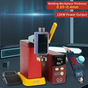 ZCM-JSD 801D 18650 Battery Welding Machine,Hand Held Spot Welder w/Two Modes,Soldering Station Portable fo rRepair Shop,Factory, Laboratory