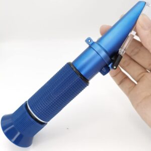 Dual Scale Brix Refractometer for Measuring Sugar Content in Food and Drink.