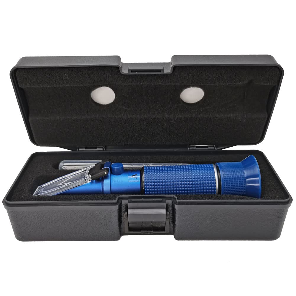 Dual Scale Brix Refractometer for Measuring Sugar Content in Food and Drink.