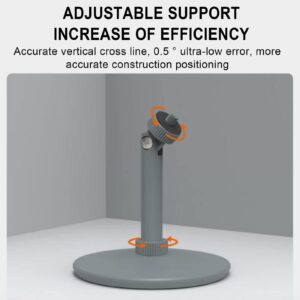 L-as-er Protractor Digital Inclinometer Angle Measure L-as-er Ruler with Bi-Directional L-as-er Marking, Large LCD Angle Finder Multifunction for Fast,Precise&Professional Results (Dual_Laser+Tripod)