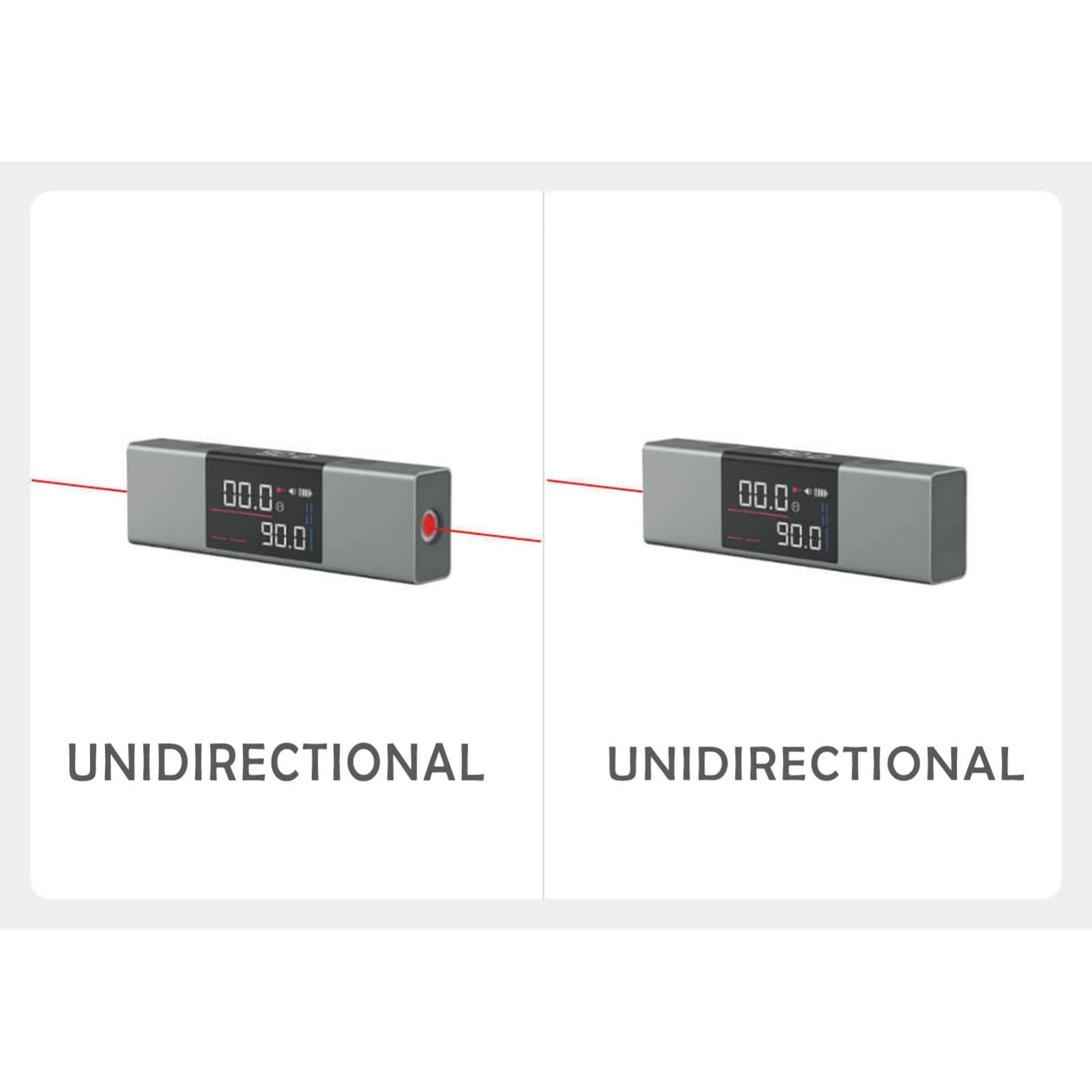 L-as-er Protractor Digital Inclinometer Angle Measure L-as-er Ruler with Bi-Directional L-as-er Marking, Large LCD Angle Finder Multifunction for Fast,Precise&Professional Results (Dual_Laser+Tripod)