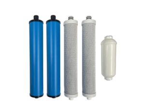 ipw industries inc. reverse osmosis annual filter set compatible with microline 435 ro pre- and post- filters