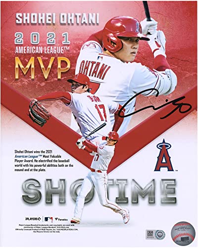 Shohei Ohtani Los Angeles Angels Autographed 8" x 10" 2021 AL MVP Collage Photograph - Autographed MLB Photos