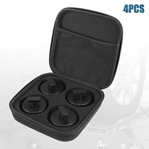 X AUTOHAUX 4 Pcs Rubber Jack Pads with Storage Bag for Chevrolet Corvette C5 C6 C7 GS Z Jack Puck Jacking Lift Pad Jack Lift Point Pad Adapter(Black)