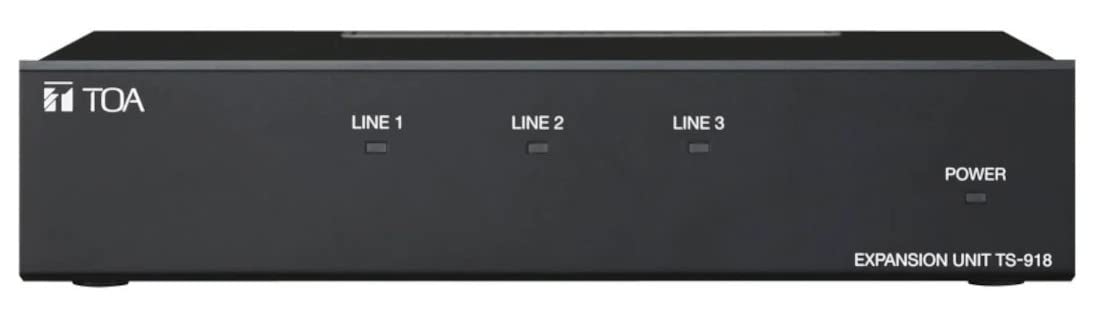 TOA TS-918 US Expansion Unit, Interface for Incorporating the Wired Conference Unit(s) Into the Conference System, Auto Mic-Off Function to Prevent Inadvertent Microphone Shutoff Failure