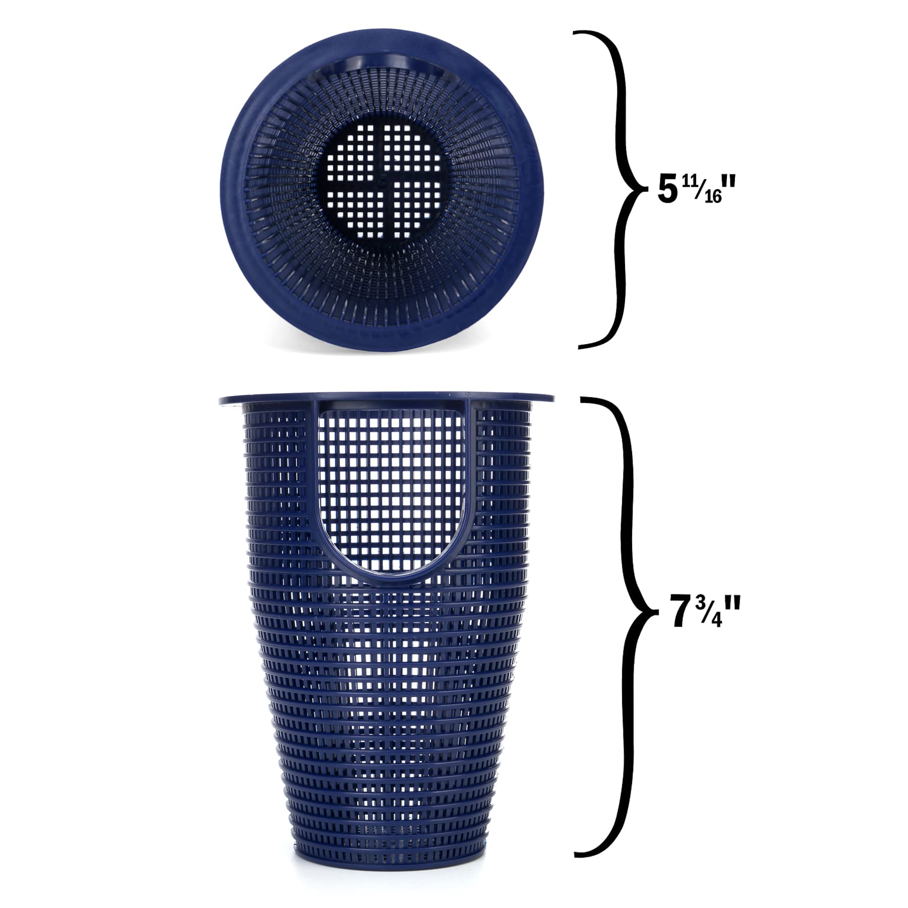 Romansk 070387 Pool Pump Strainer Basket Replacements for Pentair IntelliFlo WhisperFlo - Durable Pro Grade Pump Basket – Blue