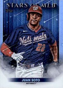 2022 topps stars of mlb #smlb-23 juan soto washington nationals baseball mlb