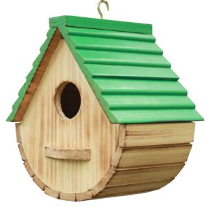 starswr bird house,outdoor birdhouse, natural wooden bird houses for outside clearance bluebird finch cardinals hanging bird box garden viewing