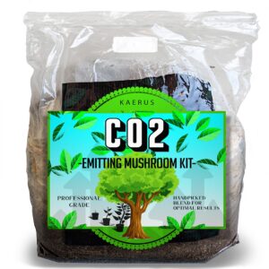 k a e r u s co2 bags for grow tent - set and forget generator plants | mushroom bag booster, great indoor growing rooms preactivated 5lb
