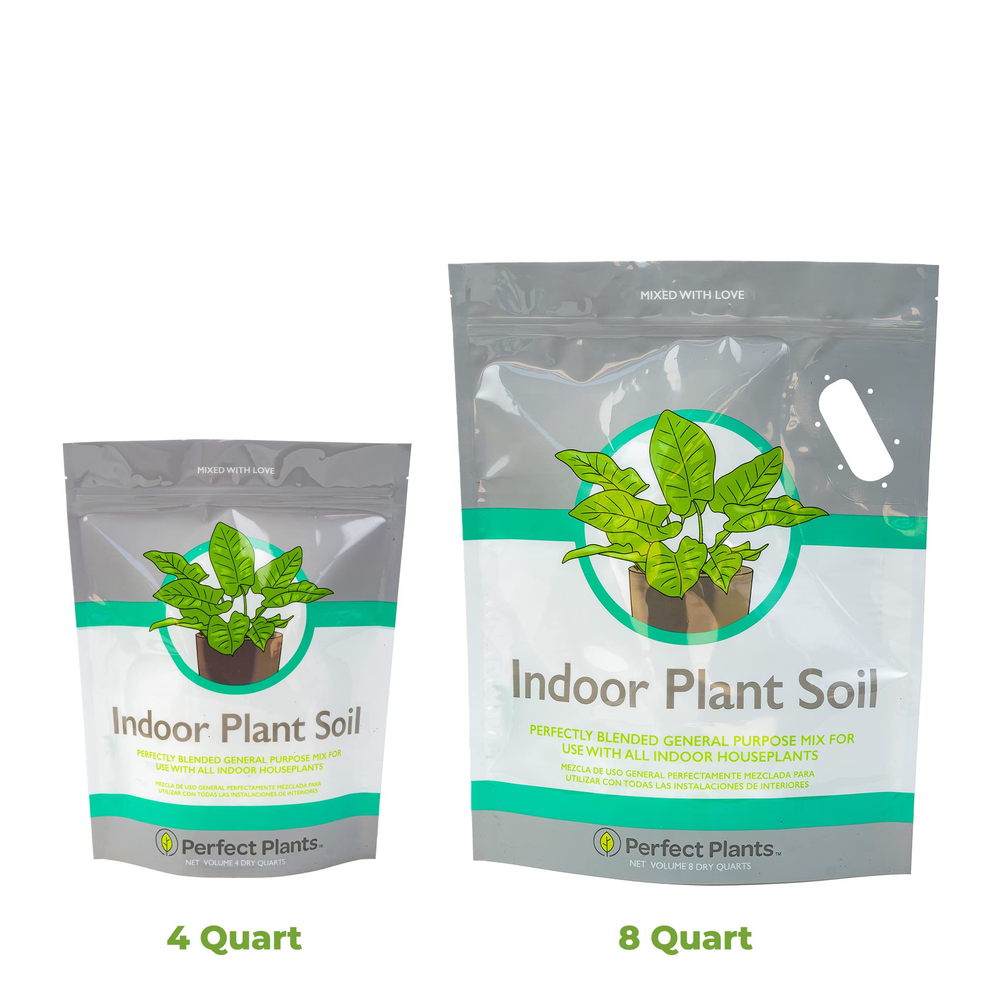 Perfect Plants Indoor Plant Soil 8qt | Perfectly Balanced Potting Mix | Gardening Substrate for All Varieties of Live houseplants