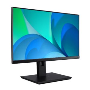 Acer Vero BR247Y bmiprx 23.8” FHD IPS Zero-Frame Monitor with Adaptive-Sync | 75Hz Refresh Rate | 4ms | EPEAT Silver | Made with Post-Consumer Recycled (PCR) Material (Display Port, HDMI 1.4 & VGA)