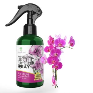 professional orchid spray fertilizer mist | pre mixed for weekly use | gentle blend & gardening supplies | 8 oz bottle